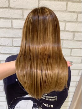 アッシュ 戸田公園店(Ash)の写真/今までのブローの時間が嘘みたいに短縮!洗いざらしの髪も、手ぐしで乾かすだけの縮毛矯正は試す価値あり◎