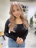 着物ヘア/大人ガーリー/ダークアッシュ/似合わせカット/栄