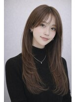 ロアゾブルー(L'oiseau Bleu)&nbsp;透けバング×ナチュラルレイヤーロング