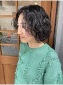 ボブパーマ／外国人風パーマ／ uiic umeda 白井舞美