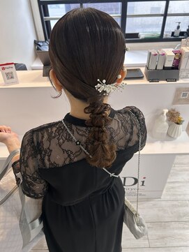 ディティカ サウ(Dityca sow) 編みおろし/タイトヘア/結婚式/参列/お呼ばれヘア/栄ヘアセット