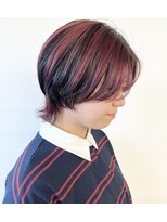 モリオフロムロンドン 松戸店(Morio from London) 【松戸 アイダ】ショートウルフ×アンブレラ&インナーカラー