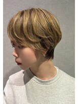 インスヘアー 京都四条大宮店(INCE HAIR)&nbsp;シャンパンミルフィーユ×くびれショート