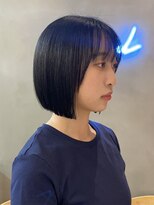 ロンドアジュール 横浜(Lond azur)&nbsp;丸みショートボブ/レイヤー/20代30代40代50代/顔周りカット
