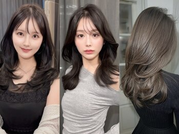 アリュウル 表参道(ALLURE)の写真/［顔周りから変わる］大人の小顔レイヤー/顔周りカット/大人の魅力を引き出す上品なレイヤーカットはALLURE