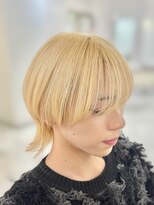 ブラン バイ アールオー(Blan by Ro)&nbsp;抜きっぱなしブロンド×ウルフカット
