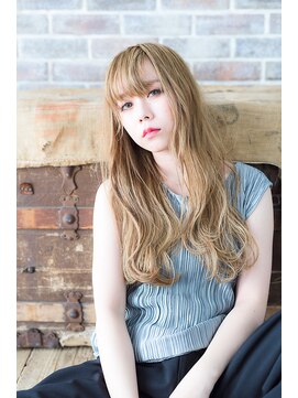 ミエルヘアーブラン(miel hair blanc) 外国人風ハイトーンヘア【miel hair blanc】