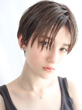 ハバナ 渋谷(HAVANA) 【HAVANA渋谷】小顔ハンサムショート×3Dカラー×シアーベージュ