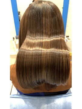 スローライフヘアーデザインアンドスパラウンジ(Slow life Hair design spa lounge) クリスタルミネコラ　enim crystal silica × 質感矯正ミネコラ