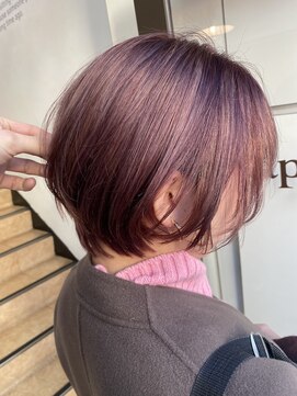 アプレ(appeler) サクラベージュショートボブ