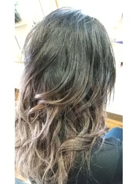 ウィッシュヘアー(Wishhair) デザインカラー グラデーションカラー ホワイトミルクティー