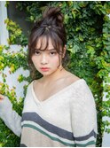 無造作お団子ヘア【稲毛】