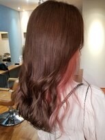 ヘアーリゾート マハナ(HAIR RESORT MAHANA)&nbsp;【hair resort MAHANA平岩】ロング×イヤリングカラー(ピンク)