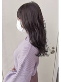 かきあげロング/マロンベージュ/逆三角/髪質改善【Zina銀座】