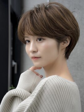 エインアンリー 表参道(AIN.ANLY.) 前髪あり耳掛けショートボブ20代30代40代【AIN.表参道】川原大地