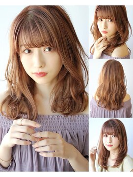 アフロート ルヴア(AFLOAT RUVUA) 湿気に強い★大人可愛い巻き髪風ゆるふわデジタルパーマ【京佳】