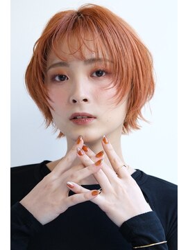 ピークアブー 銀座並木通り(PEEK-A-BOO) 大人可愛い２０代３０代顔まわりデザインショートボブ