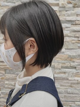 ミーチバイティアンダ(miichi by t-under) 黒髪でもかわいいショートボブ