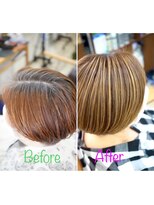 髪といろいろ&nbsp;白髪を活かし楽しむハイライト