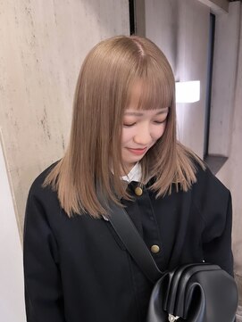 プネル 渋谷(PUNEL) ベージュ/ダブルカラー/ケアブリーチ/ブリーチカラー