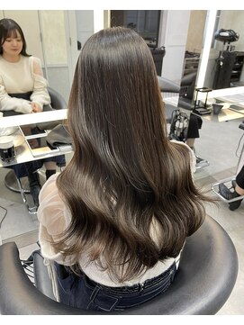 ロンドアヴァントゥス 池袋(Lond aventus) 韓国レイヤー/韓国風/ボブ/髪質改善/黒髪/ブリーチなし〔池袋〕