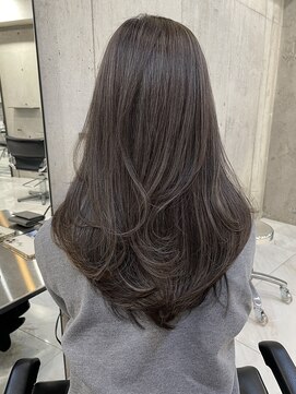 サイン 表参道(SIGN) 韓国ヘアイメチェンハッシュカット似合わせカットレッドブラウン