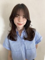 アンバー 池袋(amber)&nbsp;コテ巻き風パーマ/韓国風パーマ/ブラウンカラー[池袋駅]