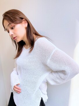 ロウ 吉祥寺(ROW) 艶髪グレージュカラー【髪質改善/吉祥寺】