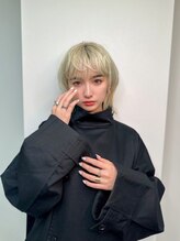 ヘアーアンジェ 伊達店(Hair ange) ハイトーン×レイヤーカット×メンズライクファッション-1