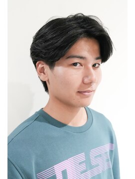 モリゲン フェローシップ レグ(MORIGEN fellowship REGU) メンズカットニュアンスパーマダークアッシュ韓国マッシュ1103