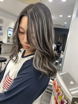 キング 枚方店(K!ng) 縮毛矯正髪質改善ハイライトレイヤーカット枚方美容室エクステ