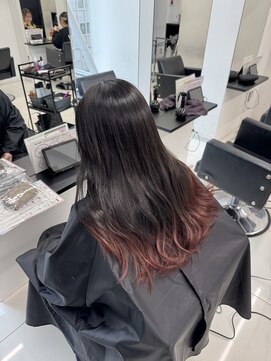 アライブ キチジョウジ(ALIVE Kichijoji) 地毛から繋がるピンクグラデーションカラー