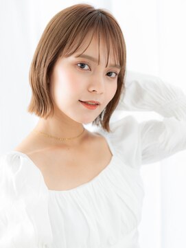 ドクターズサロン LAB 小山店 ツヤ髪ミルクティーアッシュ小顔補正カットh小山20代30代40代