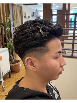 アジアンヘアー(ASIANHAIR) 刈り上げ×オールバック