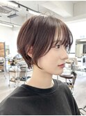 横顔美人ショート　熊本くびれショート　丸みショート　右田莉奈