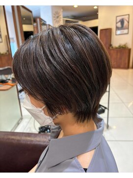 マサゴ アヴェダ(masago AVEDA) ハンサムショート×控えめハイライト