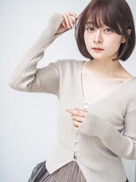 スリール バイ ミリー 江坂(Sourire by milly)&nbsp;【Sourire江坂】マロンベージュ×ボブスタイル