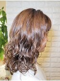 20代30代40代50代×セミディウェーブ×パーマ×イノアカラー