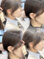 アグ ヘアー アリス 十三店(Agu hair aris)&nbsp;顔周りの髪の毛しっかり整えさせていただきます！
