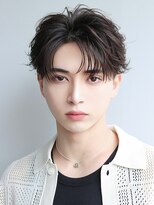 ミンクス ギンザ セントラル(MINX ginza central)&nbsp;フェザーパーマ×ダークアッシュ