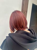 サラジュ 西宮北口店(SARAJU) #コーラルピンク #ブリーチ #イルミナカラー