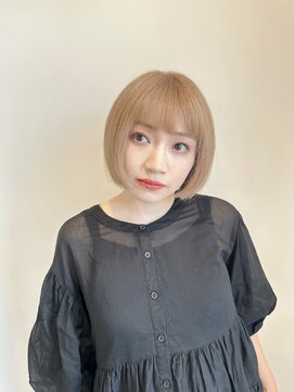 ハイク(HYKE) 子育て中でも出来るハイトーンボブ