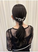 【votan sanae】ヘアセット/結婚式ヘア/ローポニー