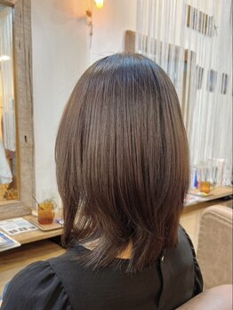 クオリア(QUALIA)の写真/【白髪染めしながらハリ・コシUP◎】 白髪抑制カラー♪［髪質改善/柏/白髪染め/縮毛矯正/トリートメント］