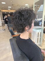 フォルテ 榛原パームス店 大人ガーリーダークアッシュ似合わせカットミディアムレイヤー