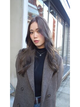 ヘアー アイス 御器所本店(HAIR ICI) ブリーチなしブラウンカラー