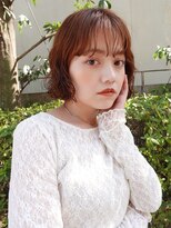 トリコ ショップアンドヘアサロン(tricot shop hair salon)&nbsp;おしゃれパーマボブ◎ゆるパーマ/オレンジカラー／ボブ