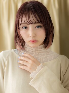 カバーヘア 上尾西口店(COVER HAIR) イヤリングカラー大人可愛い顔周りレイヤーボブA14上尾20代30代