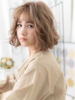 エイトサロン 八潮(8salon)&nbsp;八潮/髪質改善/ミルクティーベージュで外国人風ゆるふわボブ♪n