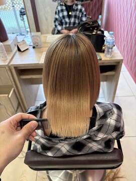 アース 天童店(HAIR&MAKE EARTH) 髪質改善ストレート